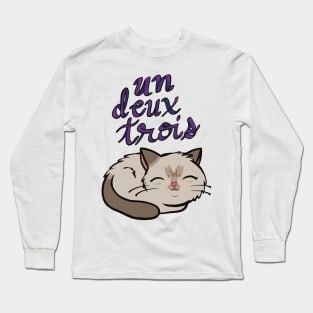 Un Deux Trois Cat ' Long Sleeve T-Shirt